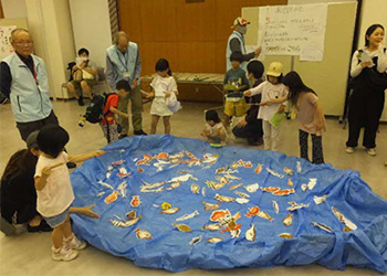 小さなお子さんも楽しめる魚つり