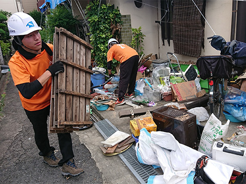 家具の移動、搬出、家財の片付け