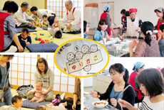 児童委員全委員が参加する子育てサロン「ゆりかご」